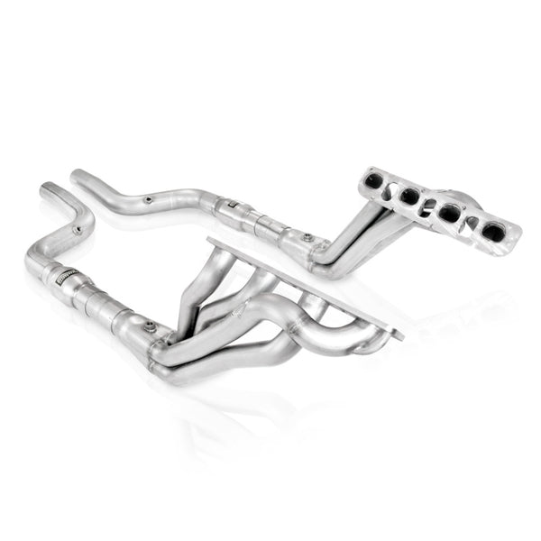 Stainless Works 2008-17 Hemi Headers 1-7/8in Primaries 3in High-Flow Cats - Bull Strap