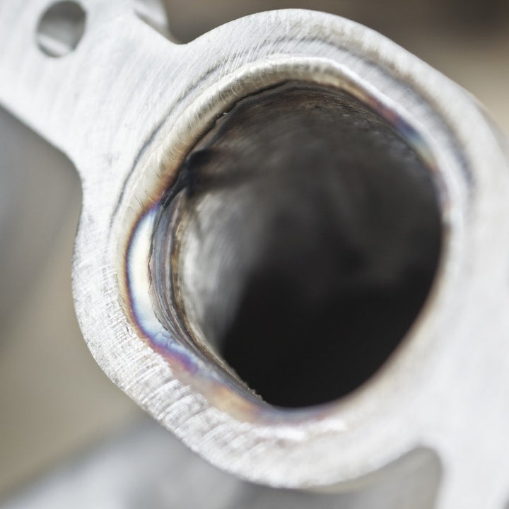 Stainless Works 2014-18 Corvette 6.2L Headers 2in Primaries w/ High-Flow Cats X-Pipe - Bull Strap