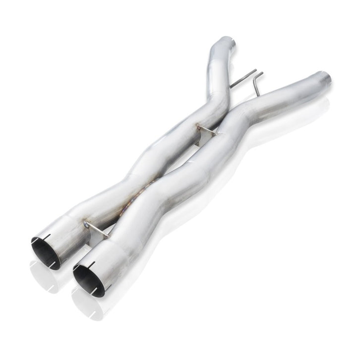 Stainless Works 2014-18 Corvette 6.2L Headers 2in Primaries w/ High-Flow Cats X-Pipe - Bull Strap