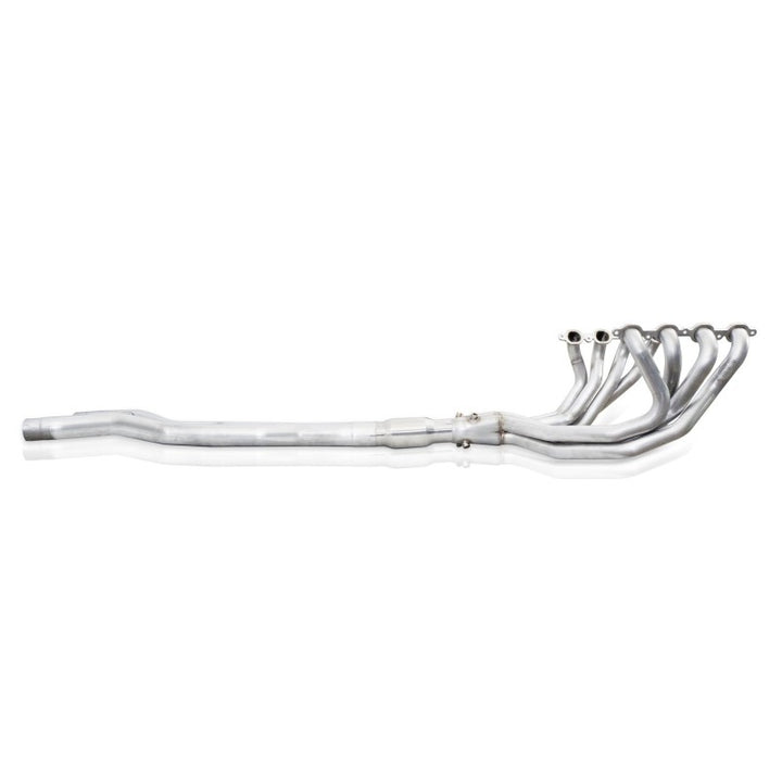 Stainless Works 2014-18 Corvette 6.2L Headers 2in Primaries w/ High-Flow Cats X-Pipe - Bull Strap