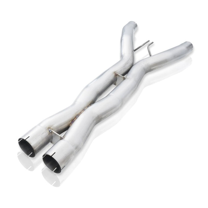 Stainless Works 2014-18 Corvette 6.2L Headers 2in Primaries w/ High-Flow Cats X-Pipe - Bull Strap