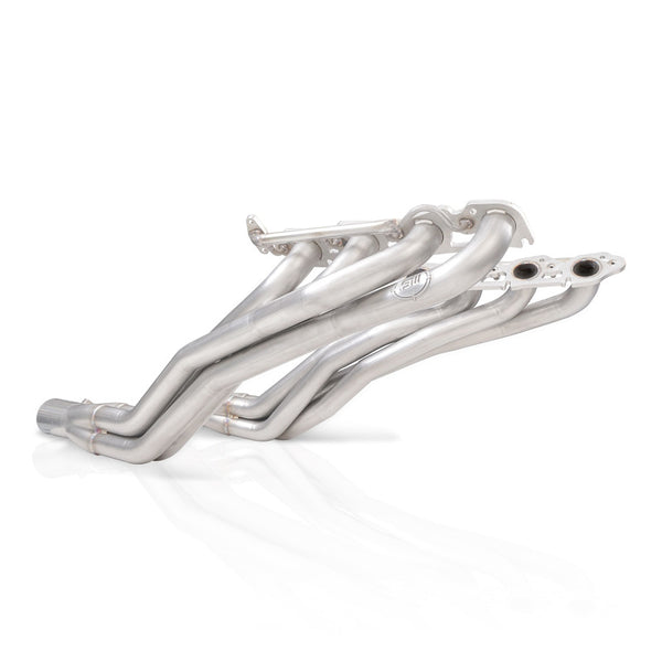 Stainless Works 2014+ Toyota Tundra 5.7L Headers 1-7/8in Primaries w/High-Flow Cats - Bull Strap