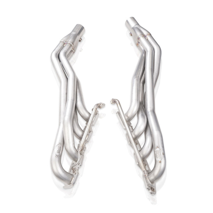 Stainless Works 2014+ Toyota Tundra 5.7L Headers 1-7/8in Primaries w/High-Flow Cats - Bull Strap