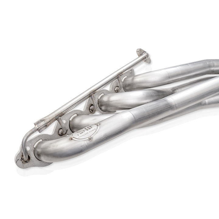 Stainless Works 2014+ Toyota Tundra 5.7L Headers 1-7/8in Primaries w/High-Flow Cats - Bull Strap