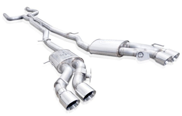 Stainless Works 2016-19 Cadillac CTS-V Headers 2in Primaries 3in Catted Leads Performance Connection - Bull Strap