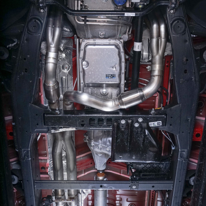 Stainless Works 2019+ Chevrolet Silverado 5.3/6.2 Catted Headers 1-7/8in Primaries 3in Leads X-Pipe - Bull Strap