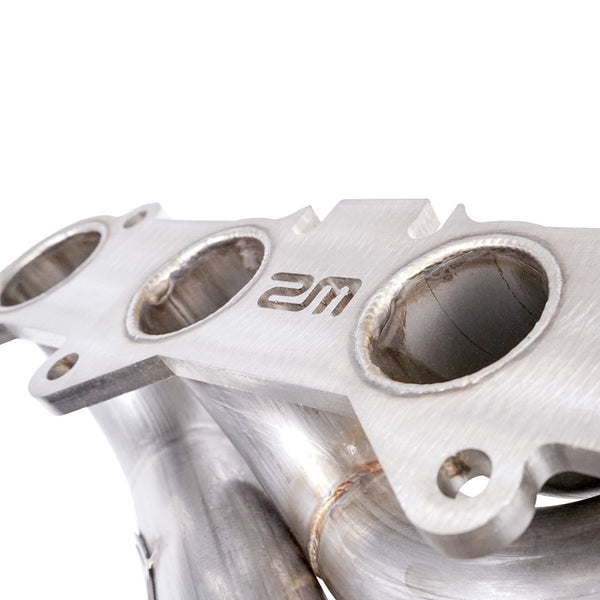 Stainless Works 2020 Ford GT500 2 in Exhaust Headers With High-Flow Cats - Bull Strap