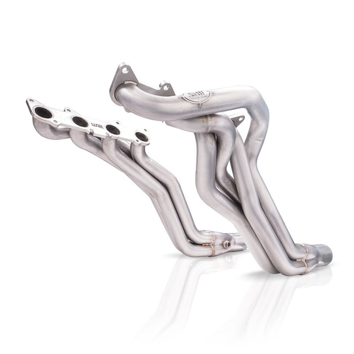 Stainless Works 2020 Ford GT500 2 in Exhaust Headers With High-Flow Cats - Bull Strap