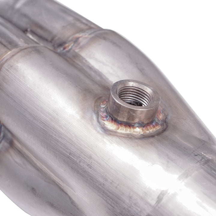 Stainless Works 2020 Ford GT500 2 in Exhaust Headers With High-Flow Cats - Bull Strap