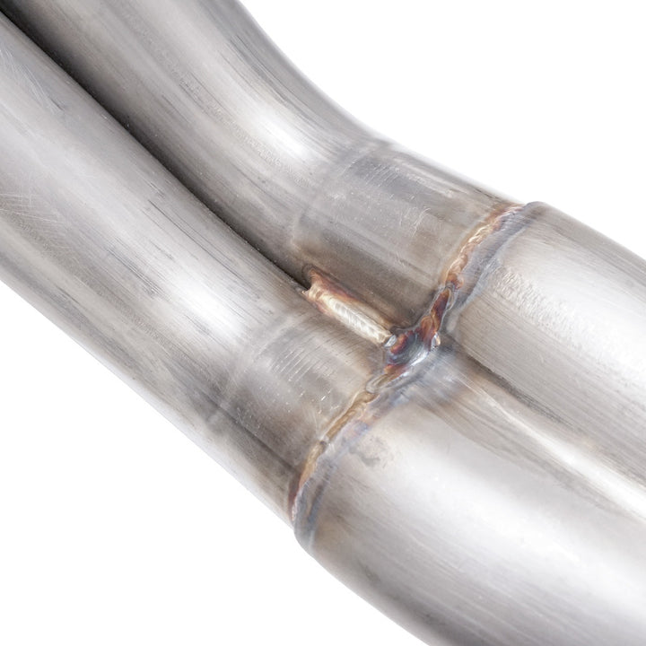 Stainless Works 2020 Ford GT500 2 in Exhaust Headers With High-Flow Cats - Bull Strap