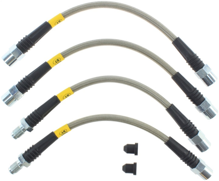 StopTech 00-02 BMW Z3 SS Rear Brake Lines - Bull Strap