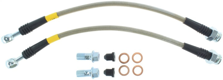 StopTech 02-06 Avalanche 1500 / 00-06 Yukon Denali 2WD Stainless Steel Rear Brake Lines - Bull Strap