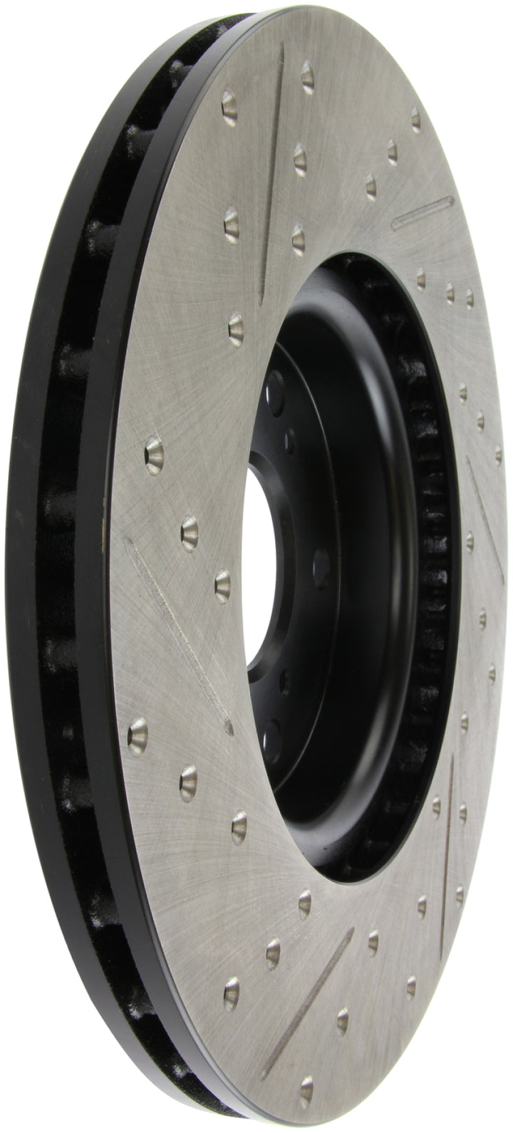 StopTech 04-08 Acura TL (Brembo Caliber) SportStop Slotted & Drilled Left Front Rotor - Bull Strap