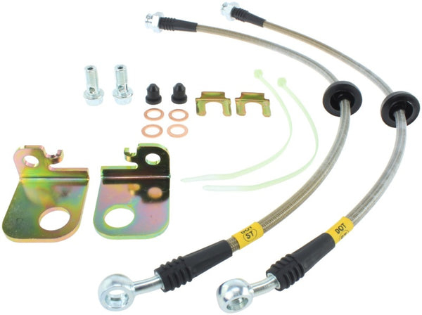 StopTech 05-06 Pontiac GTO SS Front Brake Line Kit - Bull Strap
