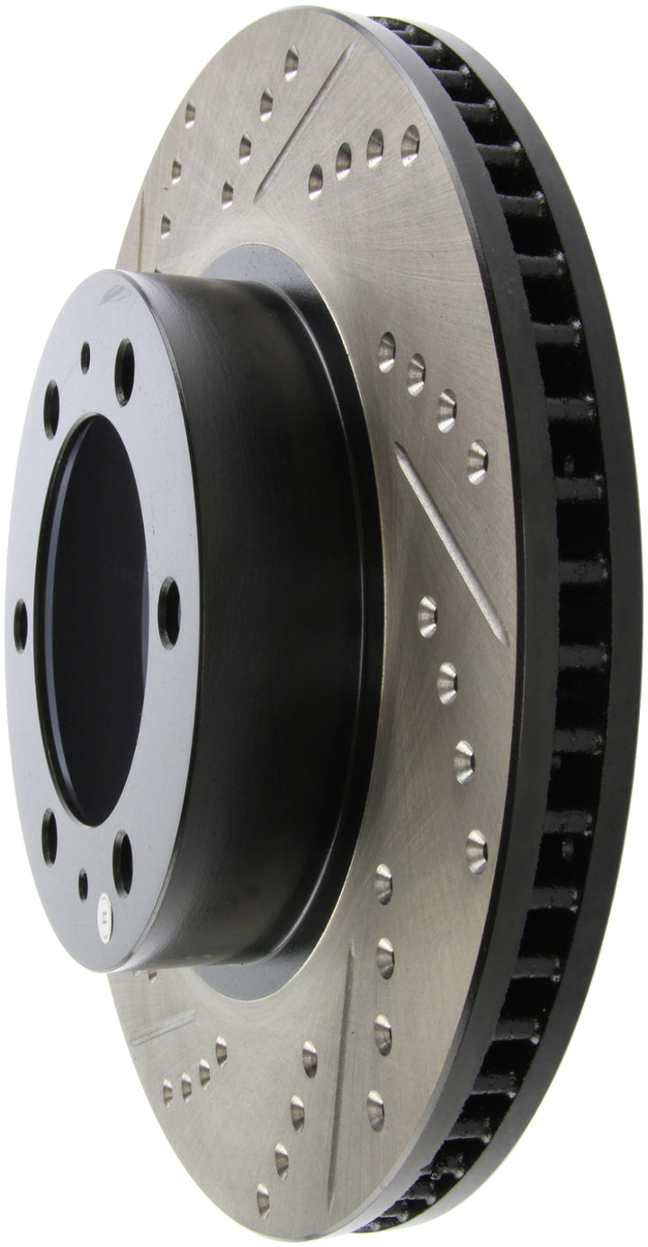 StopTech 07-08 Toyota FJ Cruiser / 05-08 Tacoma (6 lug) / 03-08 4 Runner (319mm disc) SportStop Slo - Bull Strap