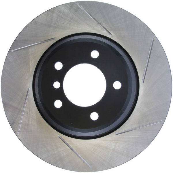 StopTech 07-13 BMW 335I Slotted Left Side Sport Brake Rotor - Bull Strap