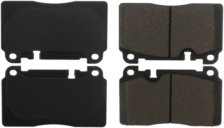 StopTech 07-15 Audi Q7 Street Performance Front Brake Pads - Bull Strap