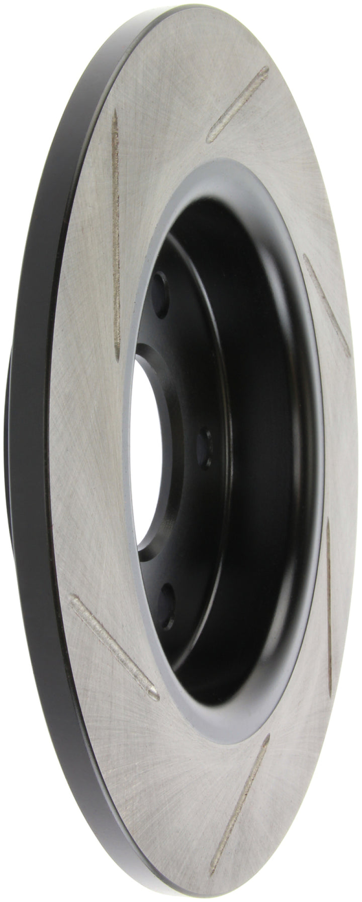 StopTech 13 Ford Focus ST Slotted Left Rear Rotor - Bull Strap