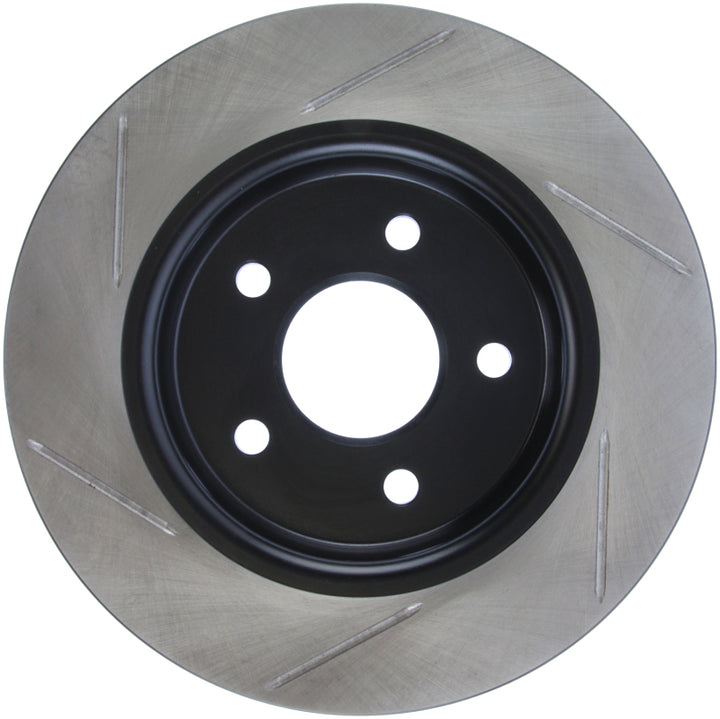 StopTech 13 Ford Focus ST Slotted Left Rear Rotor - Bull Strap