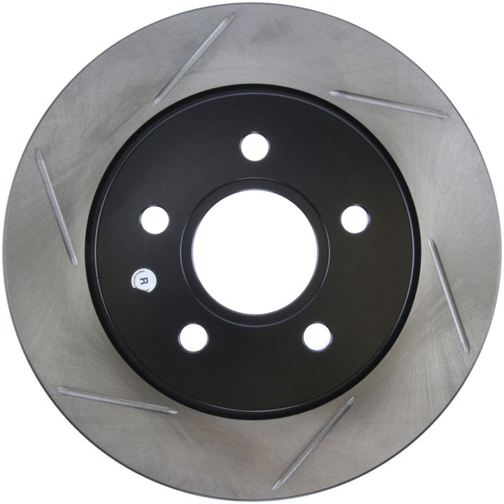 StopTech 13 Ford Focus ST Slotted Right Rear Rotor - Bull Strap