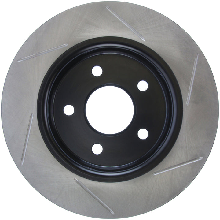 StopTech 13 Ford Focus ST Slotted Right Rear Rotor - Bull Strap
