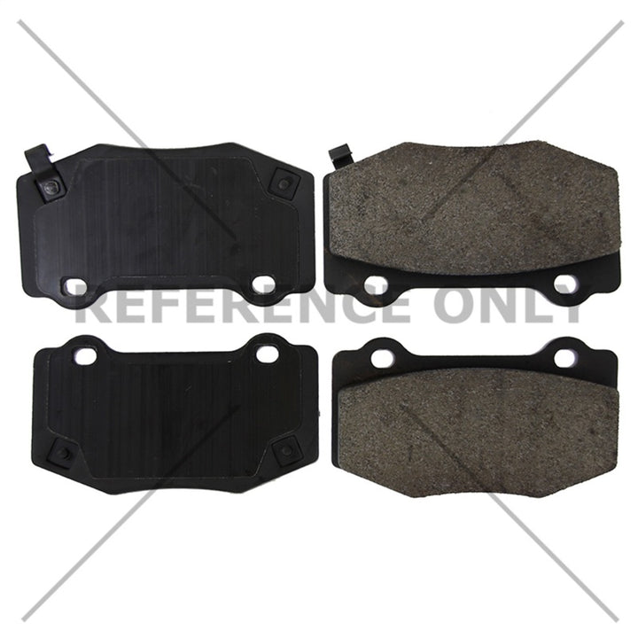 StopTech 14-18 Chevy Corvette Sport Performance Rear Brake Pads - Bull Strap