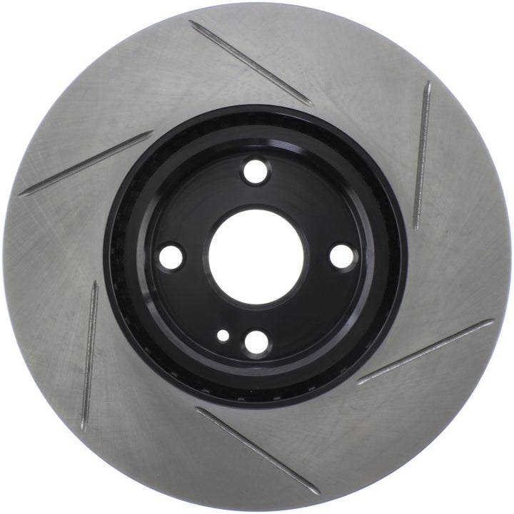 StopTech 16-17 Mazda MX-5 Front Passenger Side Slotted Sport Brake Rotor - Bull Strap