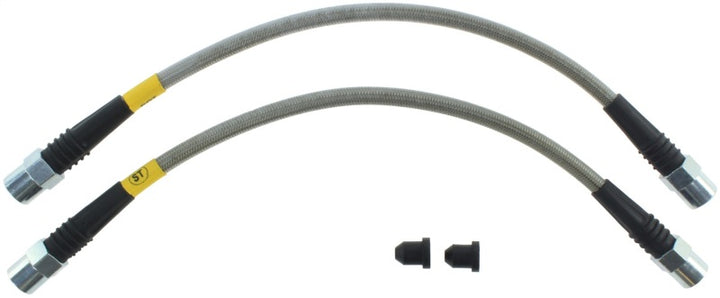 StopTech Audi Front Stainless Steel Brake Line Kit - Bull Strap