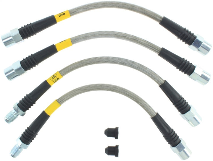 StopTech BMW M3 (E36) SS Rear Brake Lines - Bull Strap