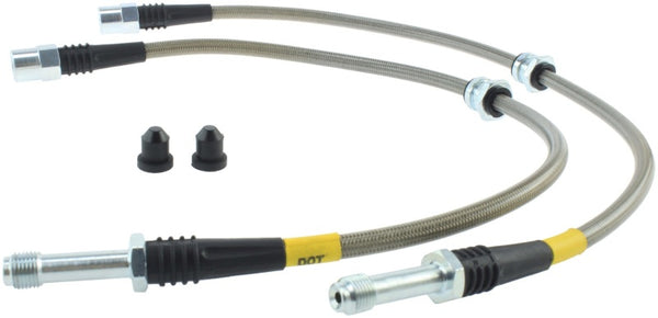 StopTech BMW M3 (E46) SS Rear Brake Lines - Bull Strap