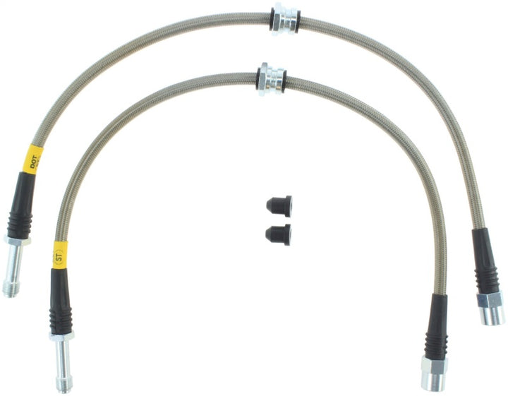 StopTech BMW M3 (E46) SS Rear Brake Lines - Bull Strap