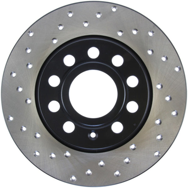 StopTech Drilled Sport Brake Rotor - Bull Strap