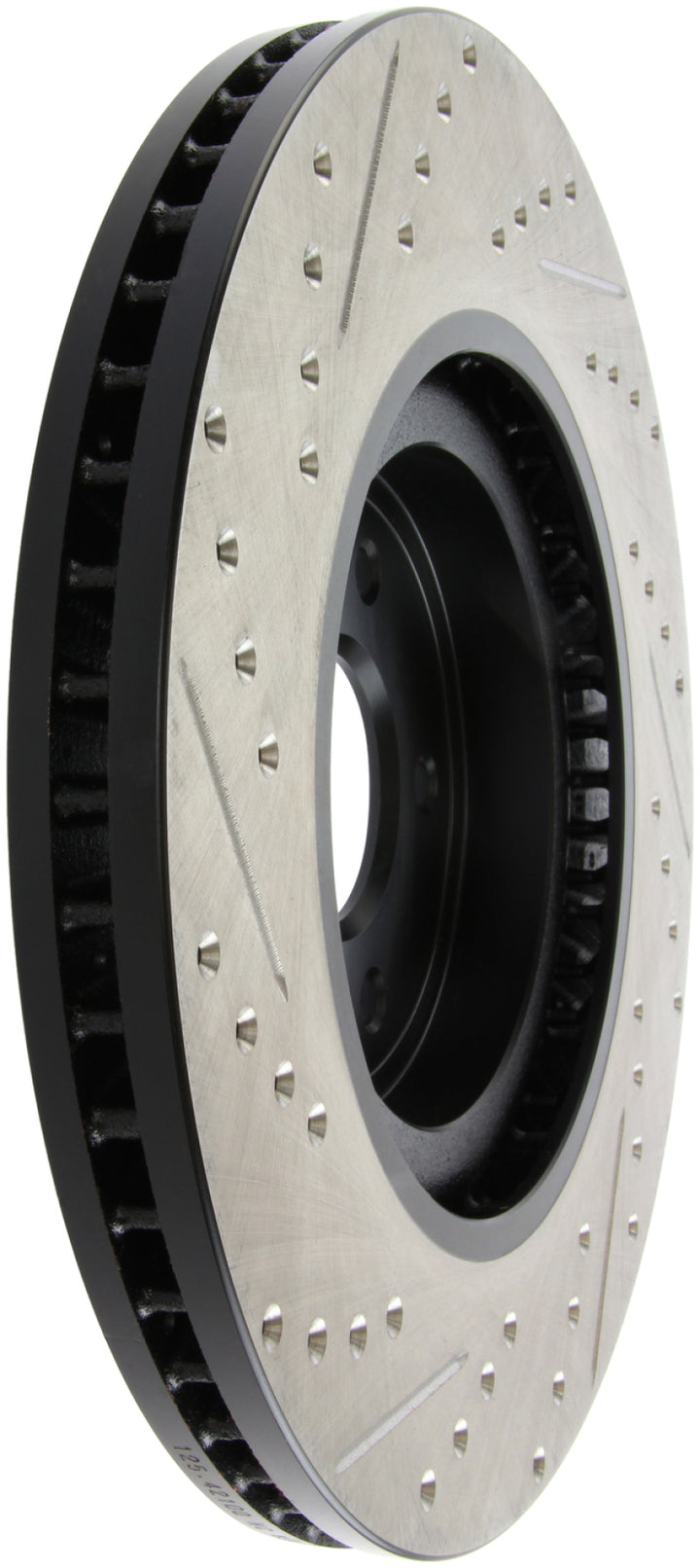 StopTech Infiniti G37 / Nissan 370Z SportStop Slotted & Drilled Front Left Rotor - Bull Strap