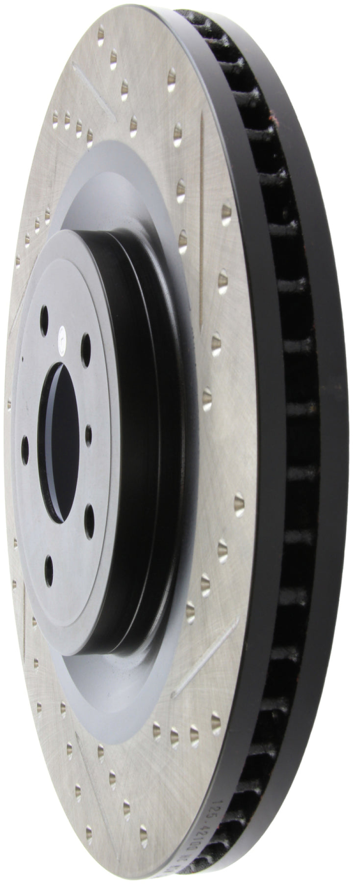 StopTech Infiniti G37 / Nissan 370Z SportStop Slotted & Drilled Front Left Rotor - Bull Strap