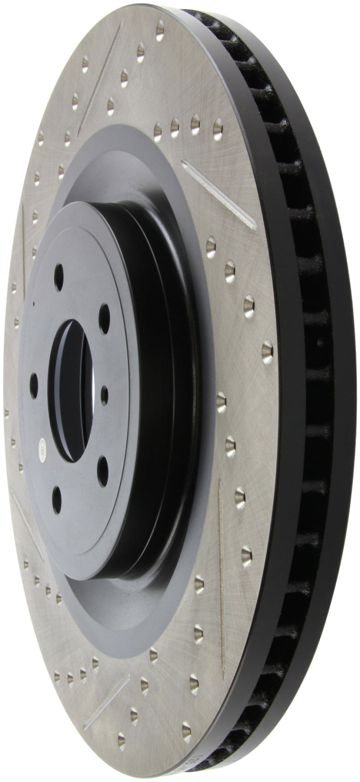 StopTech Infiniti G37 / Nissan 370Z SportStop Slotted & Drilled Front Right Rotor - Bull Strap