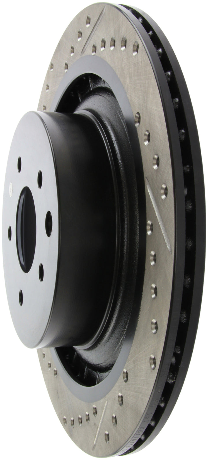 StopTech Infiniti G37 / Nissan 370Z SportStop Slotted & Drilled Rear Right Rotor - Bull Strap