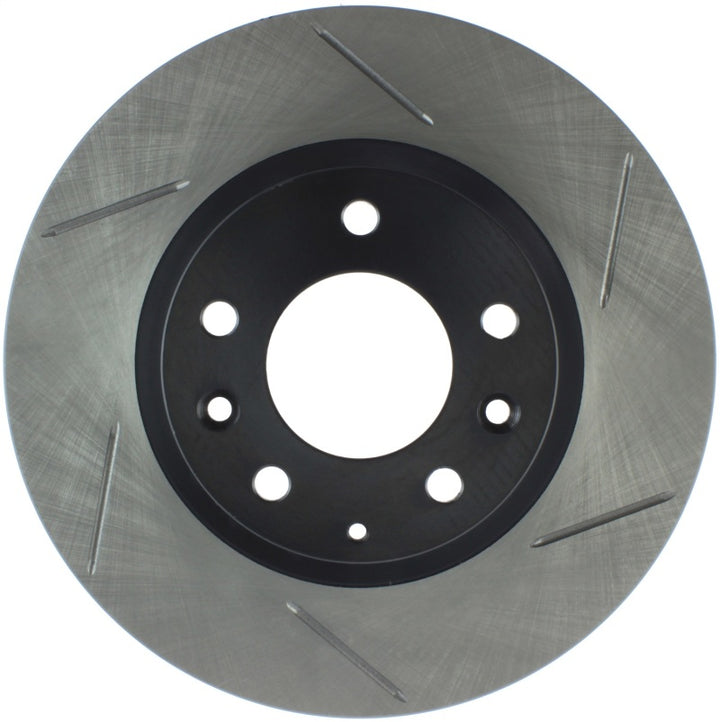 StopTech Mazda Miata NC Slotted Left Front Sport Brake Rotor - Bull Strap