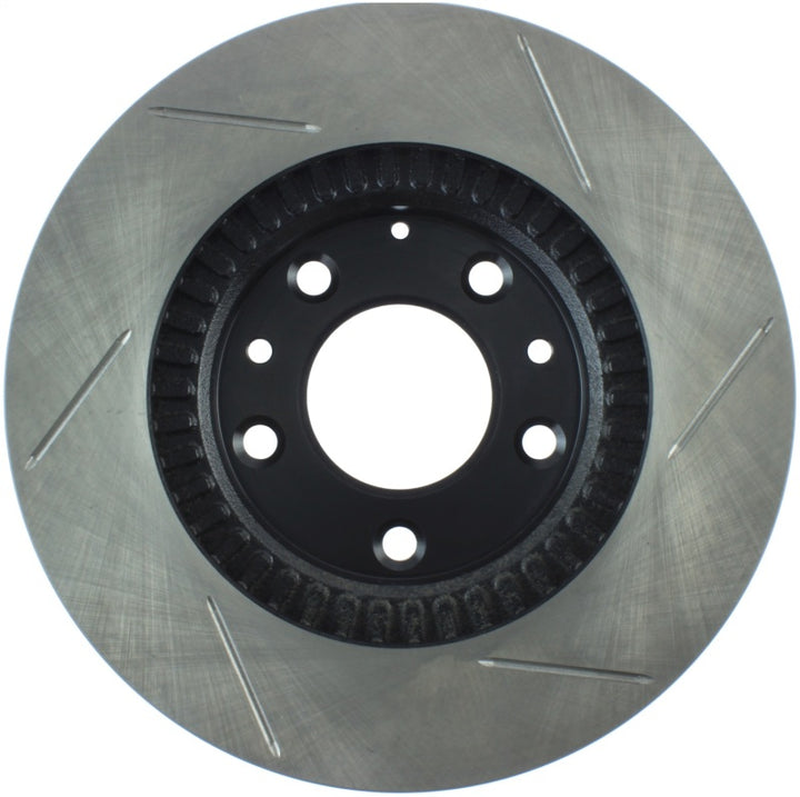 StopTech Mazda Miata NC Slotted Right Front Sport Brake Rotor - Bull Strap