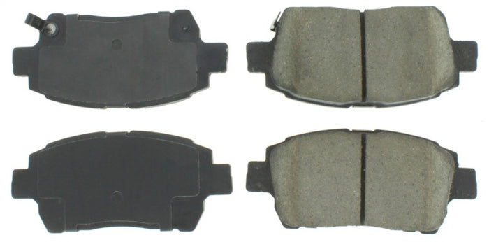 StopTech Performance 00-05 Spyder MR2 / 00 Celica GT / 04-07 xA/xB Front Brake Pads - Bull Strap