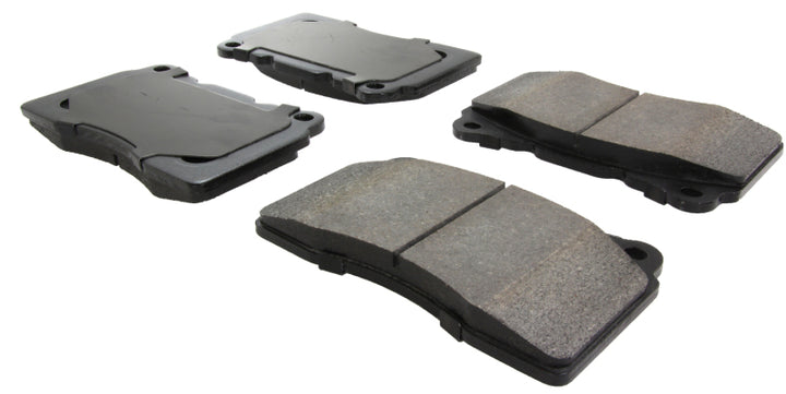 StopTech Performance 04-07 STi / 03-06 Evo / 08-10 Evo / 10+ Camaro Front Brake Pads - Bull Strap
