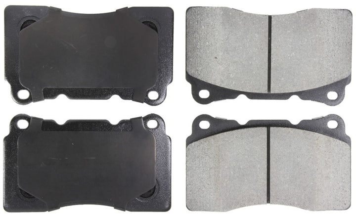 StopTech Performance 04-07 STi / 03-06 Evo / 08-10 Evo / 10+ Camaro Front Brake Pads - Bull Strap