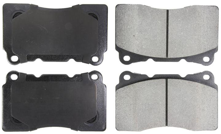 StopTech Performance 04-07 STi / 03-06 Evo / 08-10 Evo / 10+ Camaro Front Brake Pads - Bull Strap
