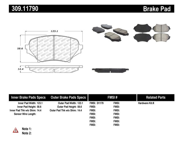 StopTech Performance 06-08 Mazda Miata MX-5 Front Brake Pads - Bull Strap