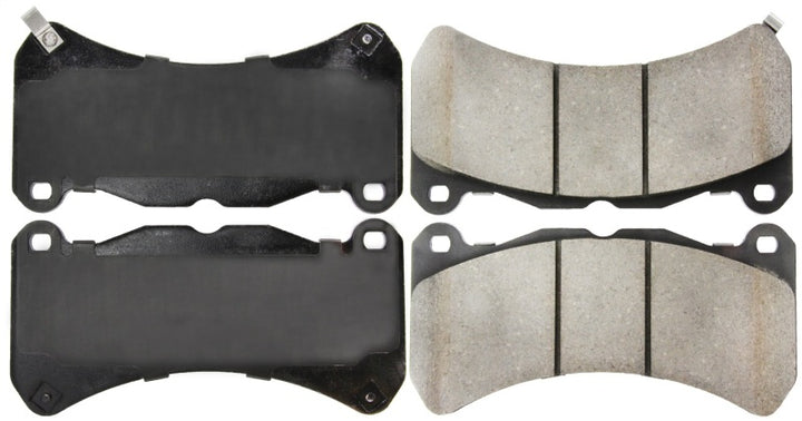 StopTech Performance 08-09 Lexus IS F Front Brake Pads - Bull Strap