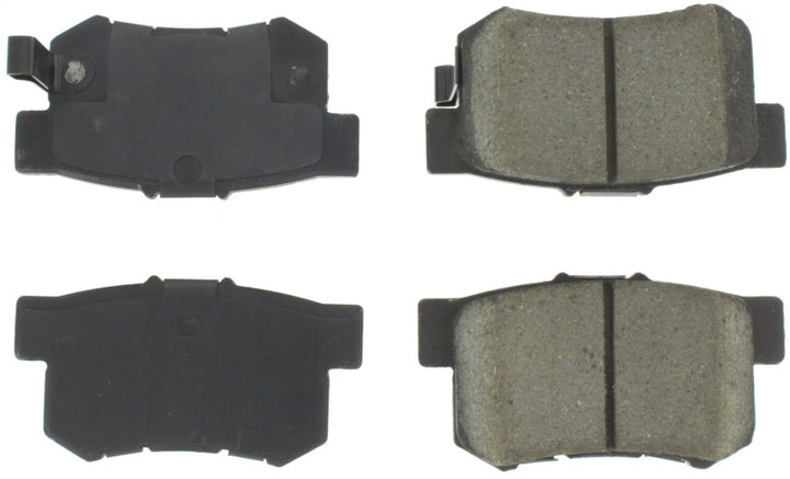 StopTech Performance 08-10 Honda Accord EX/EX-L Coupe / 08-10 LX/LX-P/LX+ Sedan Rear Brake Pads - Bull Strap