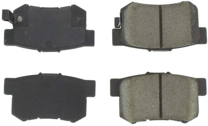 StopTech Performance 08-10 Honda Accord EX/EX-L Coupe / 08-10 LX/LX-P/LX+ Sedan Rear Brake Pads - Bull Strap
