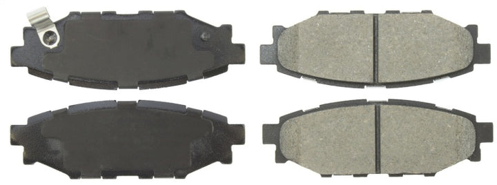StopTech Performance 08-10 WRX Rear Brake Pads - Bull Strap