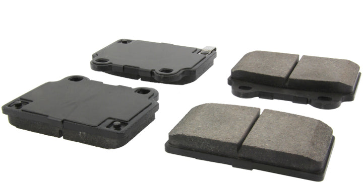 StopTech Performance 08+ Mitsubishi Evolution X Rear Brake Pads - Bull Strap