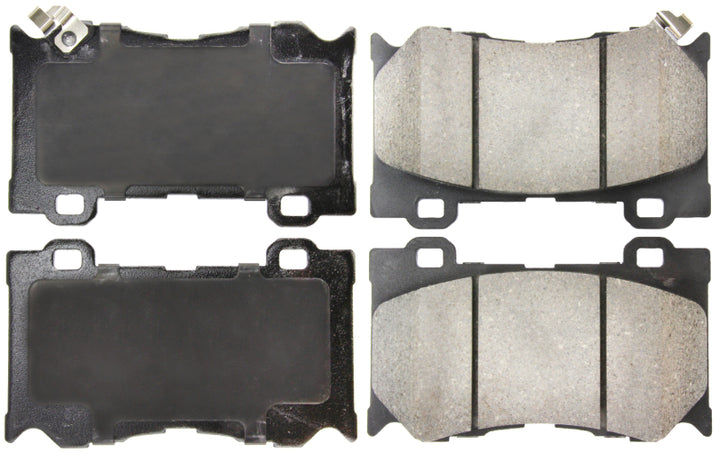 StopTech Performance 09-13 Infiniti FX35/FX37/FX45/FX50/08-13 G37 / 09-12 370Z Front Brake Pads - Bull Strap