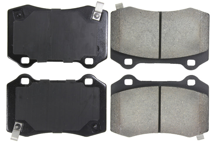 StopTech Performance 10+ Camaro Rear Brake Pads - Bull Strap